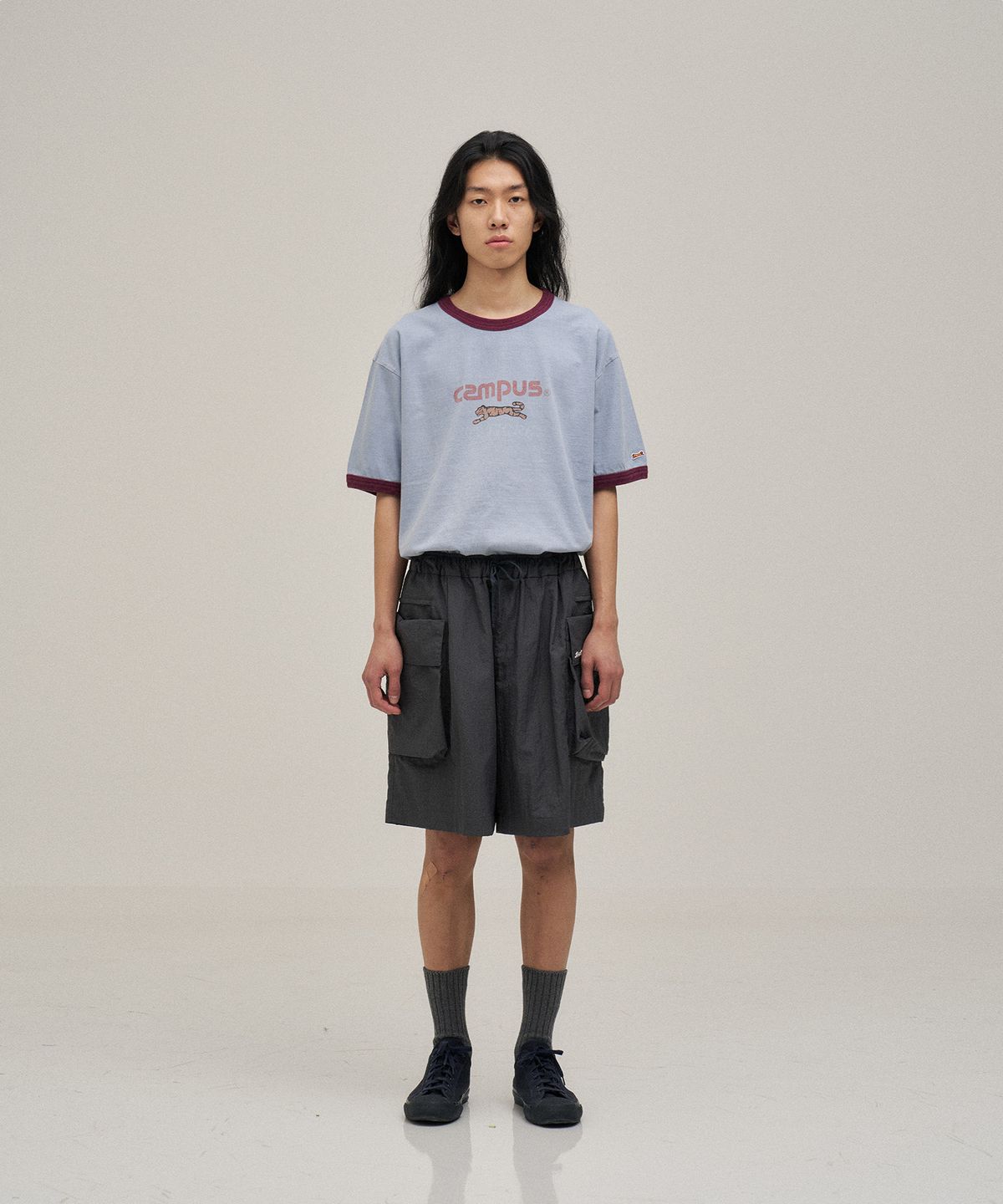 르티그레(LE TIGRE) Modern Cargo shorts (Frost Gray)