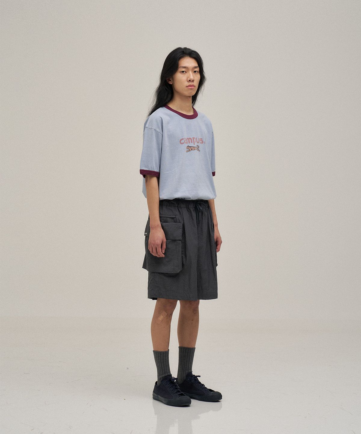 르티그레(LE TIGRE) Modern Cargo shorts (Frost Gray)