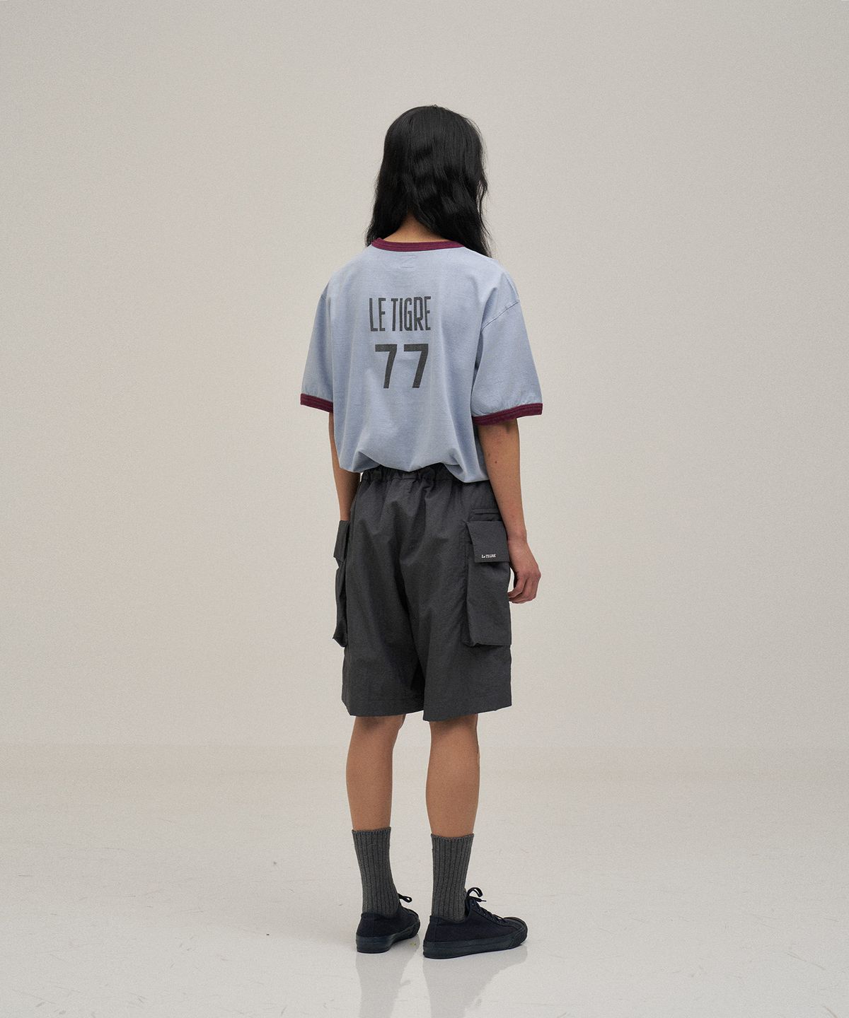 르티그레(LE TIGRE) Modern Cargo shorts (Frost Gray)