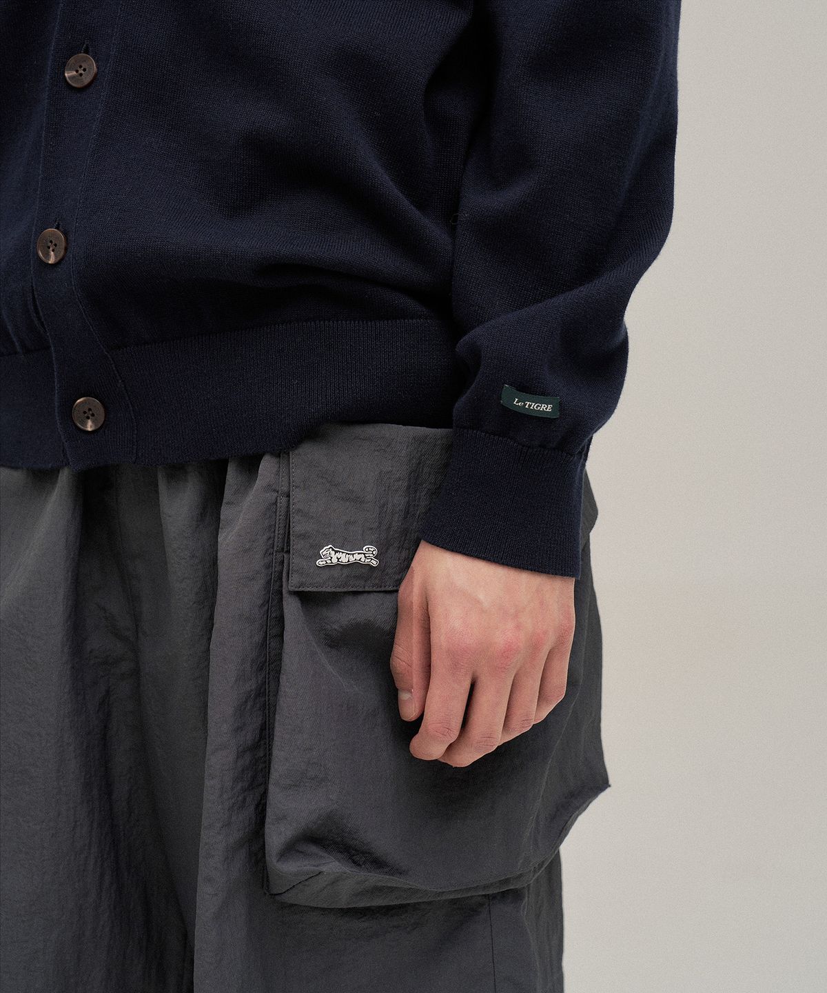 르티그레(LE TIGRE) Modern Cargo shorts (Frost Gray)