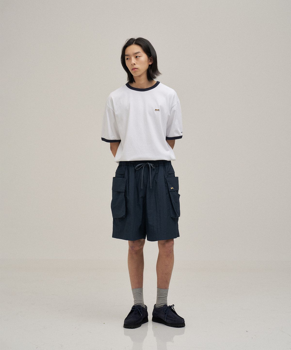 르티그레(LE TIGRE) Modern Cargo shorts (Light Navy)