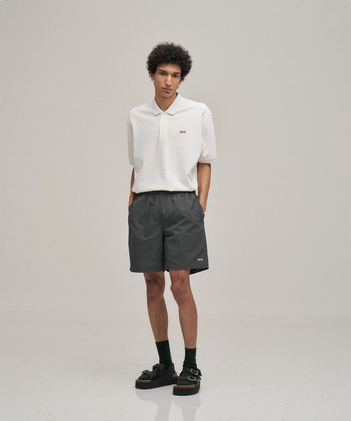 르티그레(LE TIGRE) Breeze easy shorts (Khaki Gray)