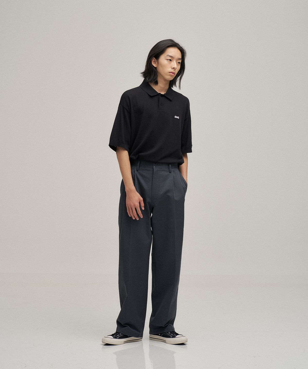 르티그레(LE TIGRE) Classic Chino pants (Graphite)
