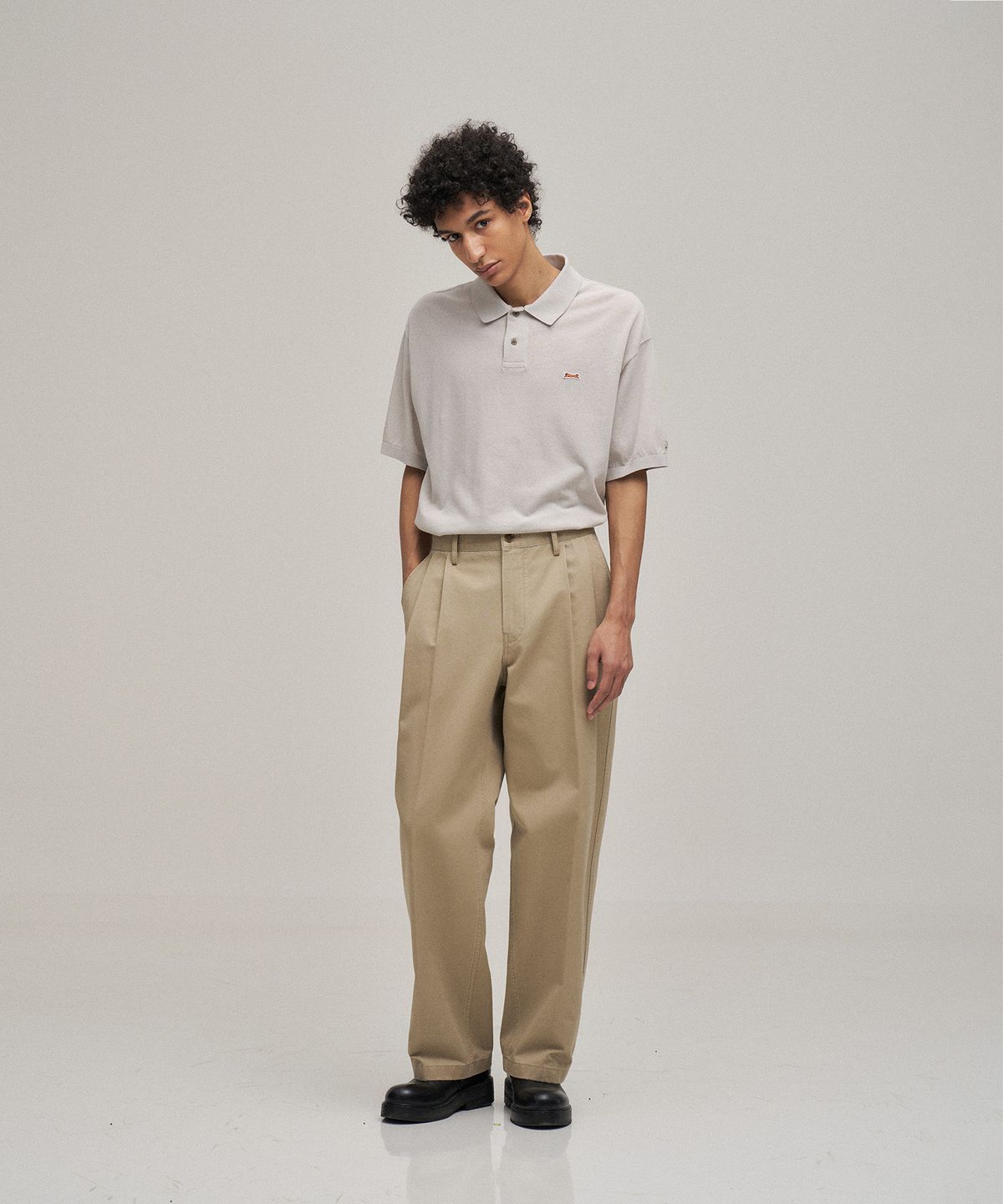 르티그레(LE TIGRE) Classic Chino pants (Light Khaki)
