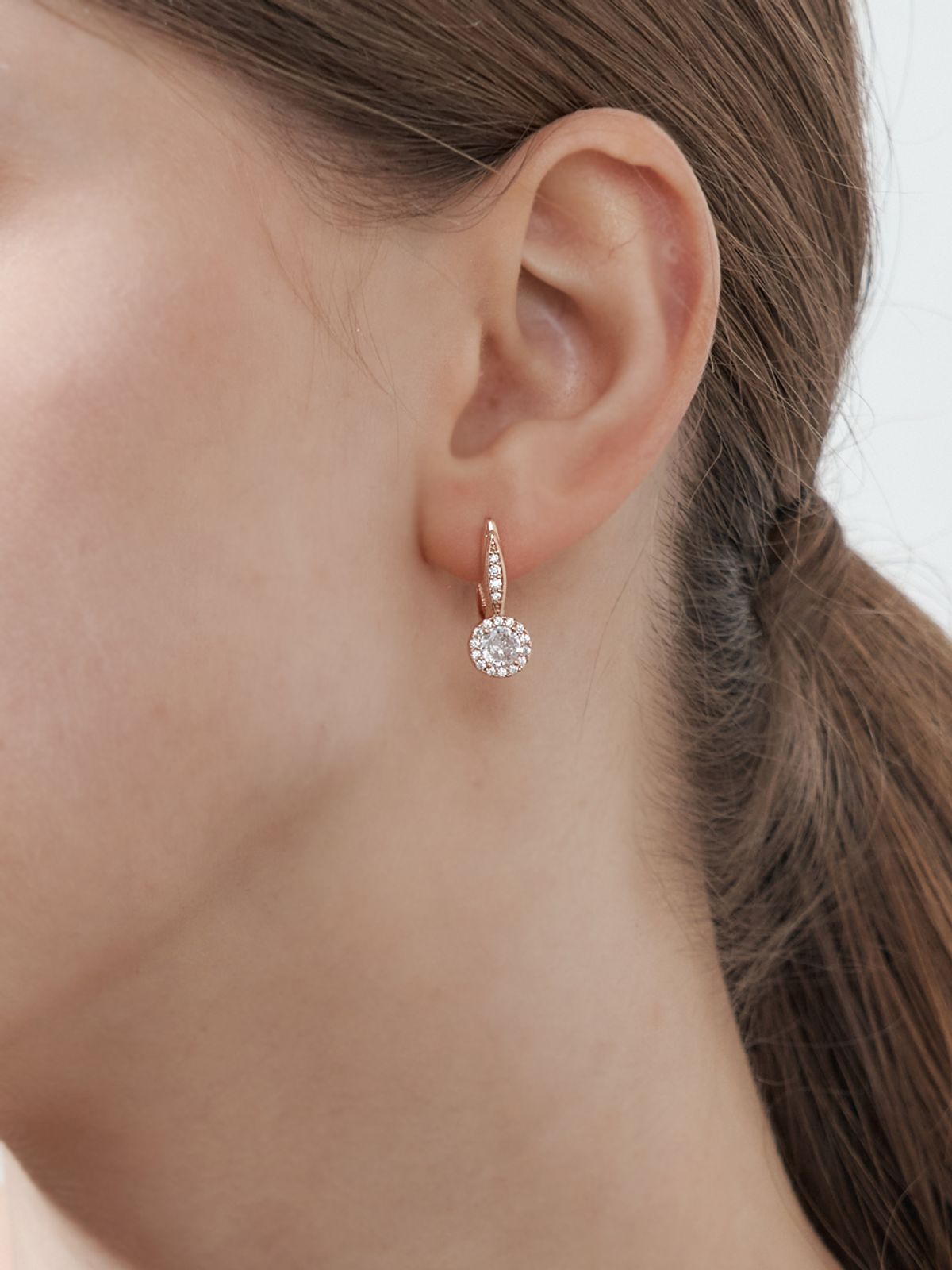 가이거주얼리(GEIGERJEWELRY) 14K GF 볼드 써클 스톤 귀걸이 GIGFEE007