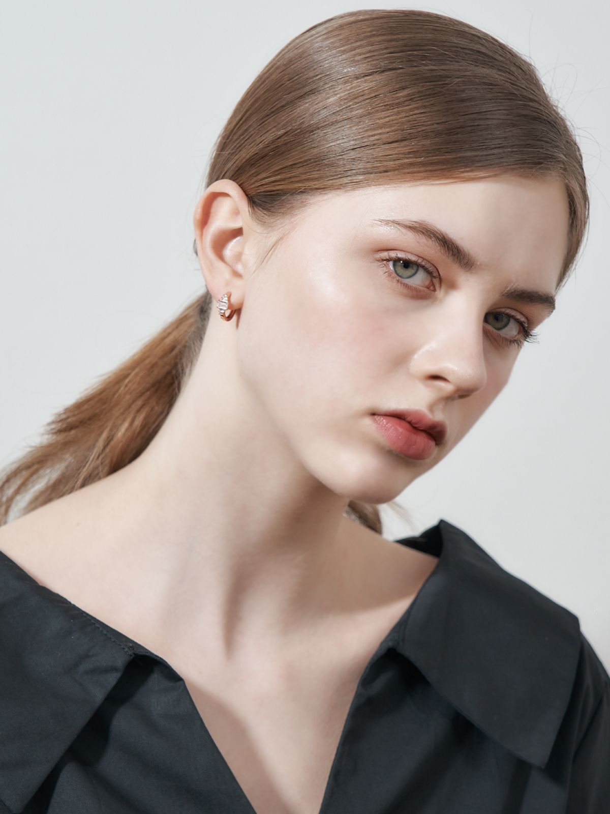 가이거주얼리(GEIGERJEWELRY) 14K GF 큐브 원터치 귀걸이 GIGFEE006