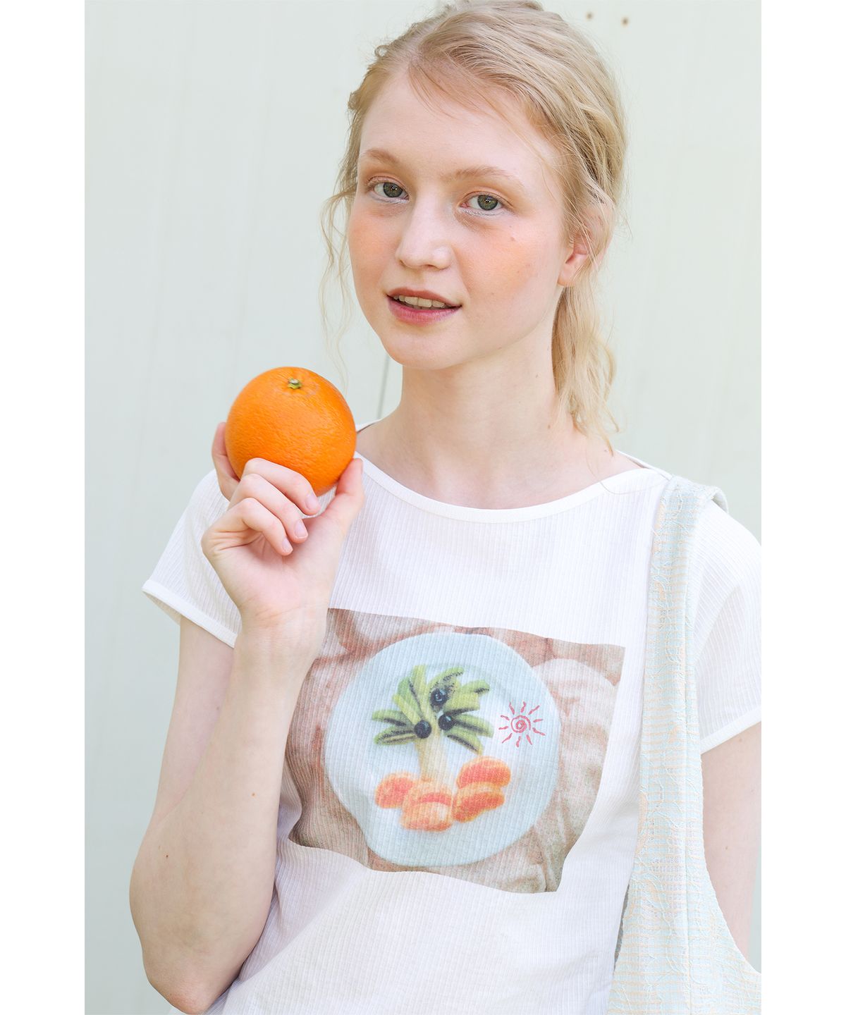 포에브(POEV) Fruit Palm Tree T-shirt - White
