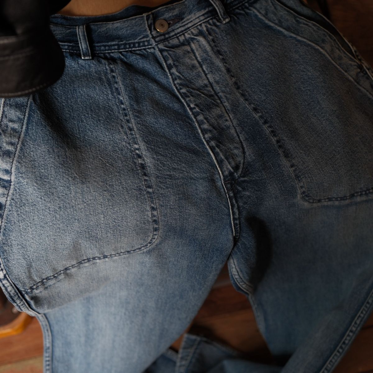 본로우(BONRROW) 40s USN DENIM TROUSERS