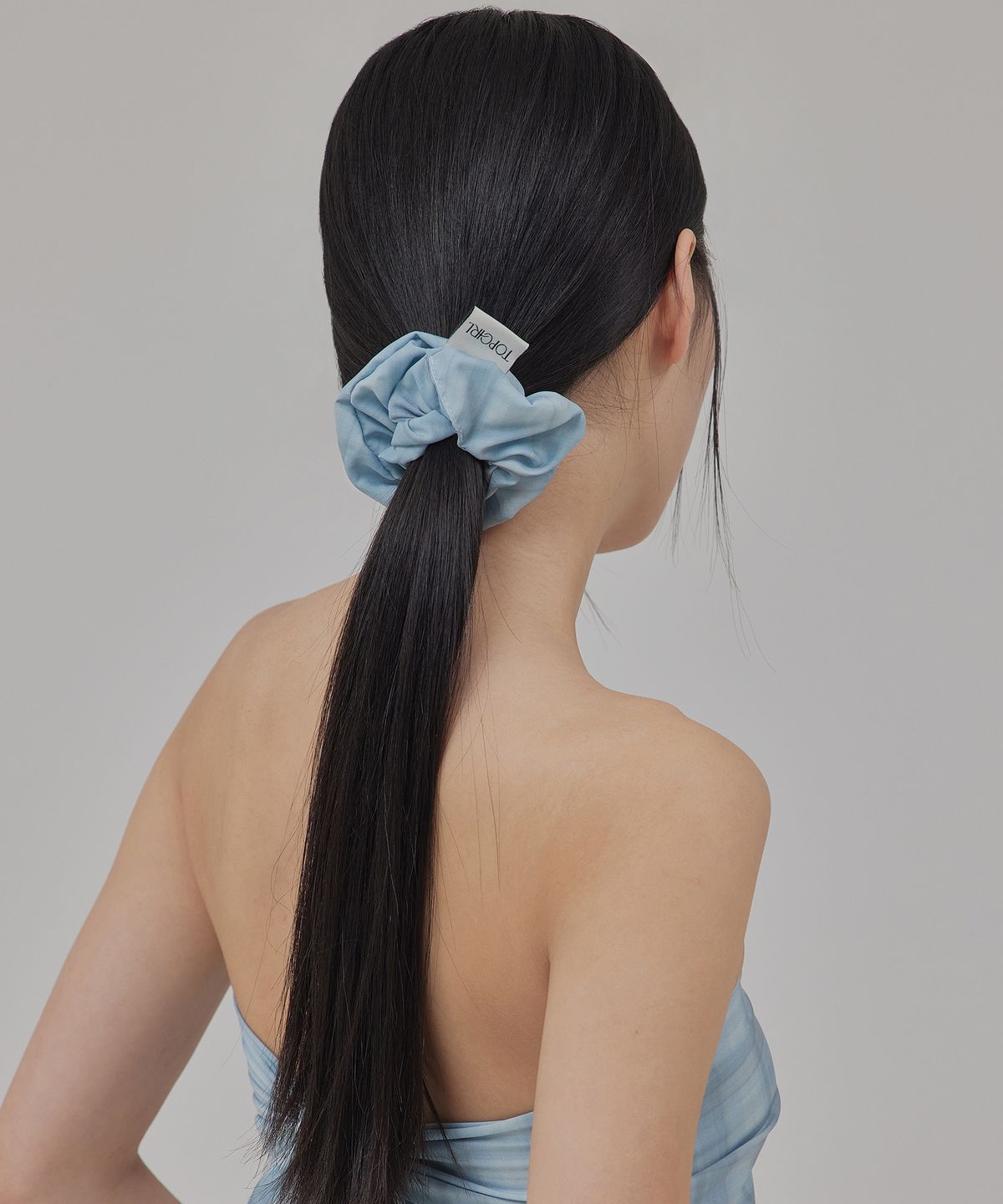 탑걸(TOPGIRL) SILKY PLAID SCRUNCHIE_T516AC100