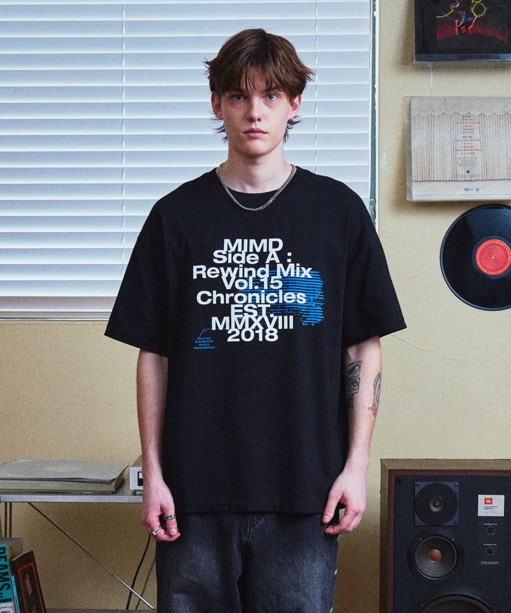 【MAISON MINED】23SS★ COMPACT DISC HALF T MUSINSA | MAISON MINED MIMD HALF T BLACK