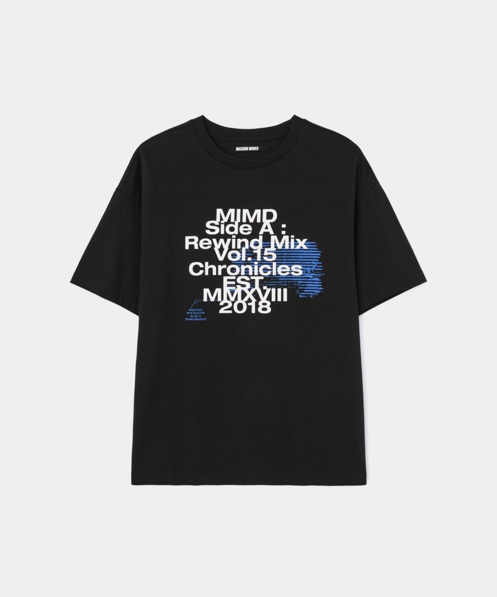 【MAISON MINED】24SS★ SCRIPT TYPE HALF T MUSINSA | MAISON MINED SCRIPT TYPE HALF T WHITE