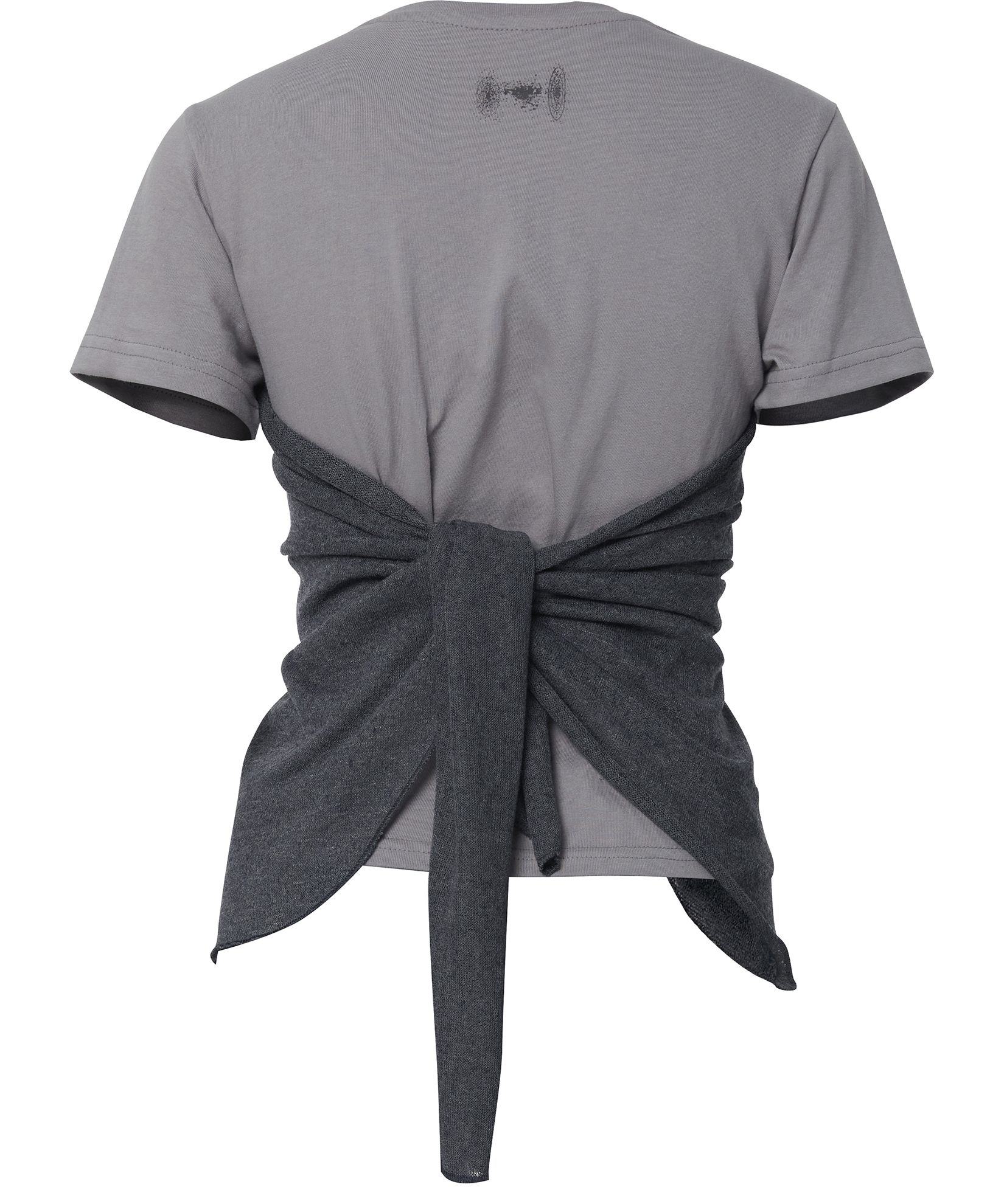 MUSINSA | FLAREUP Bustier Layered T-Shirt (FL-122_Gray&Charcoal)