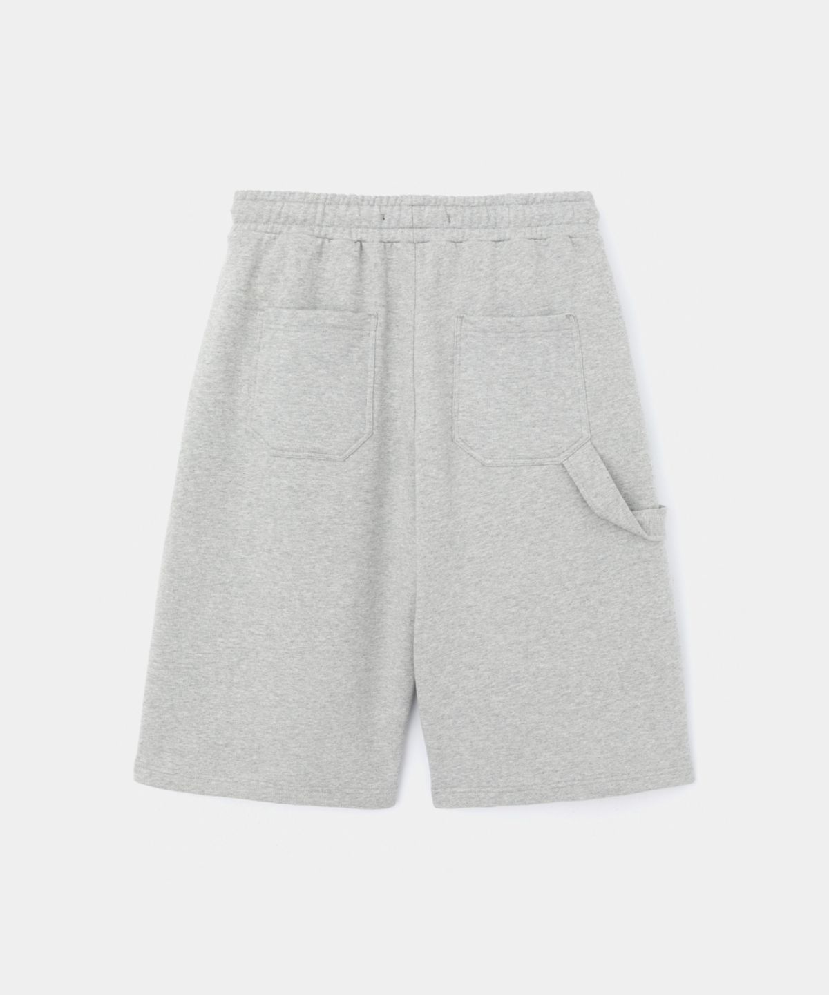 메종미네드(MAISON MINED) DOODLE HEART BERMUDA PANTS MELANGE GREY