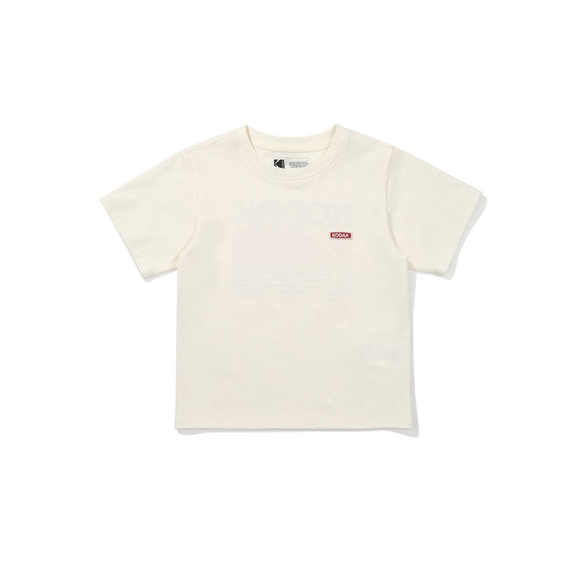 코닥 키즈(KODAK KIDS) 브리즈팝 그래픽 에어로쿨 반팔 티셔츠 키즈 IVORY