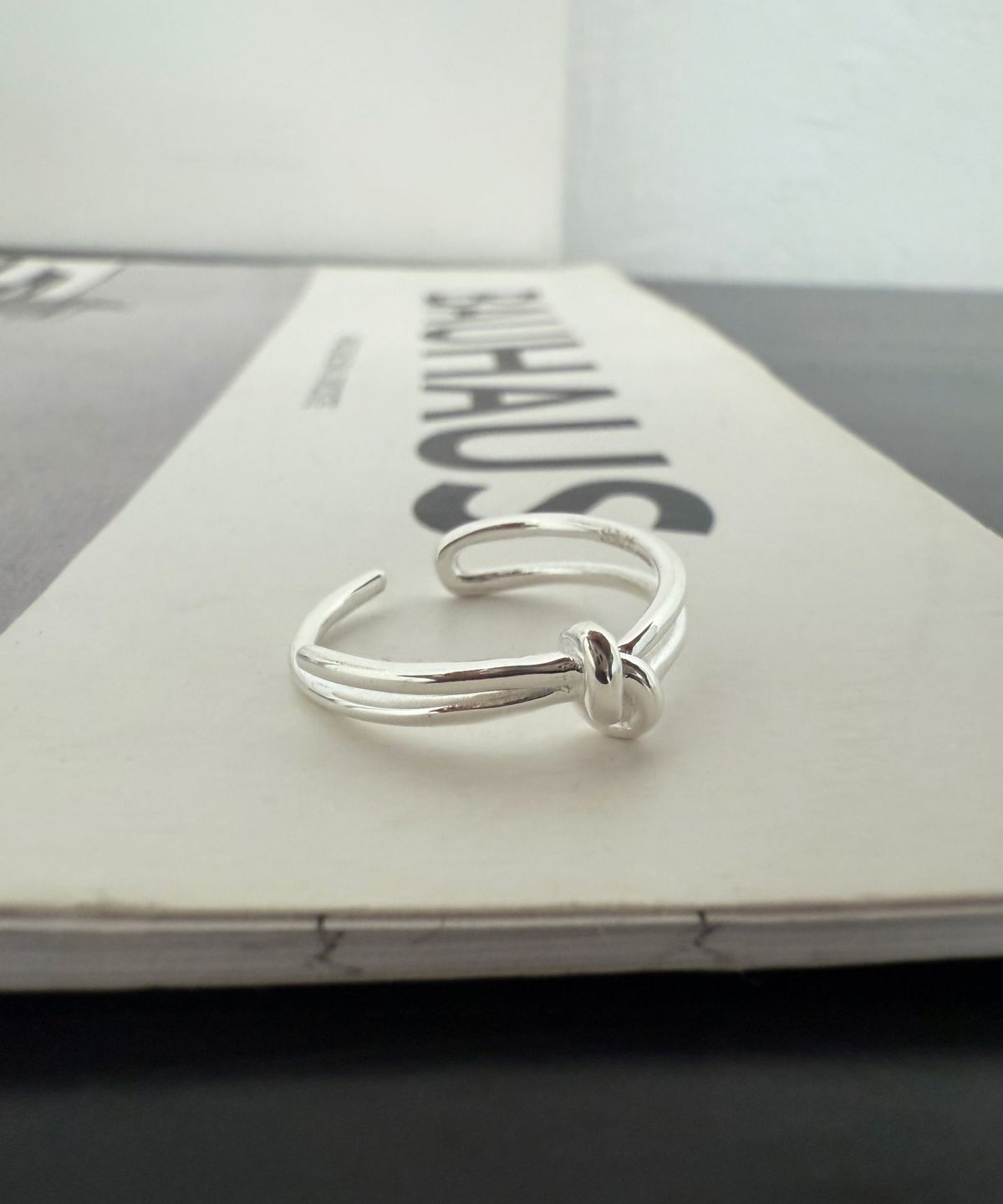 바라두(BARADU) [BARADU 925] Double twisted open ring