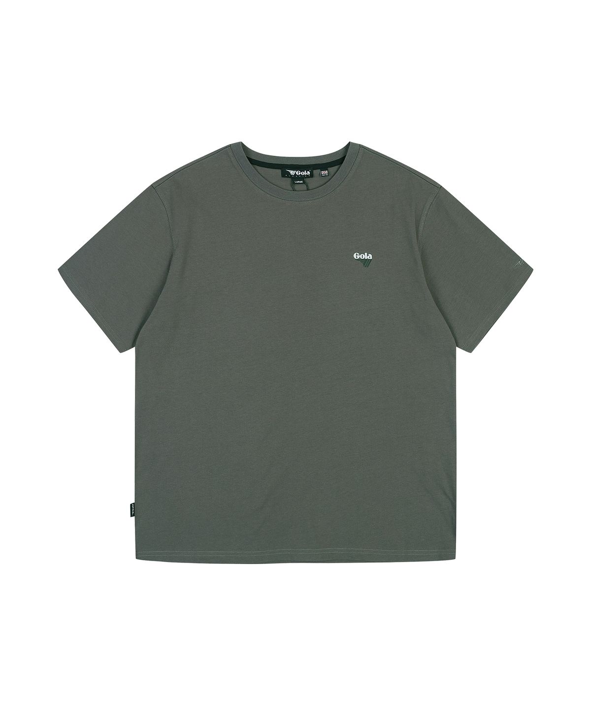 골라(GOLA) ESSENTIAL SMALL LOGO T-SHIRTS [CHARCOAL]