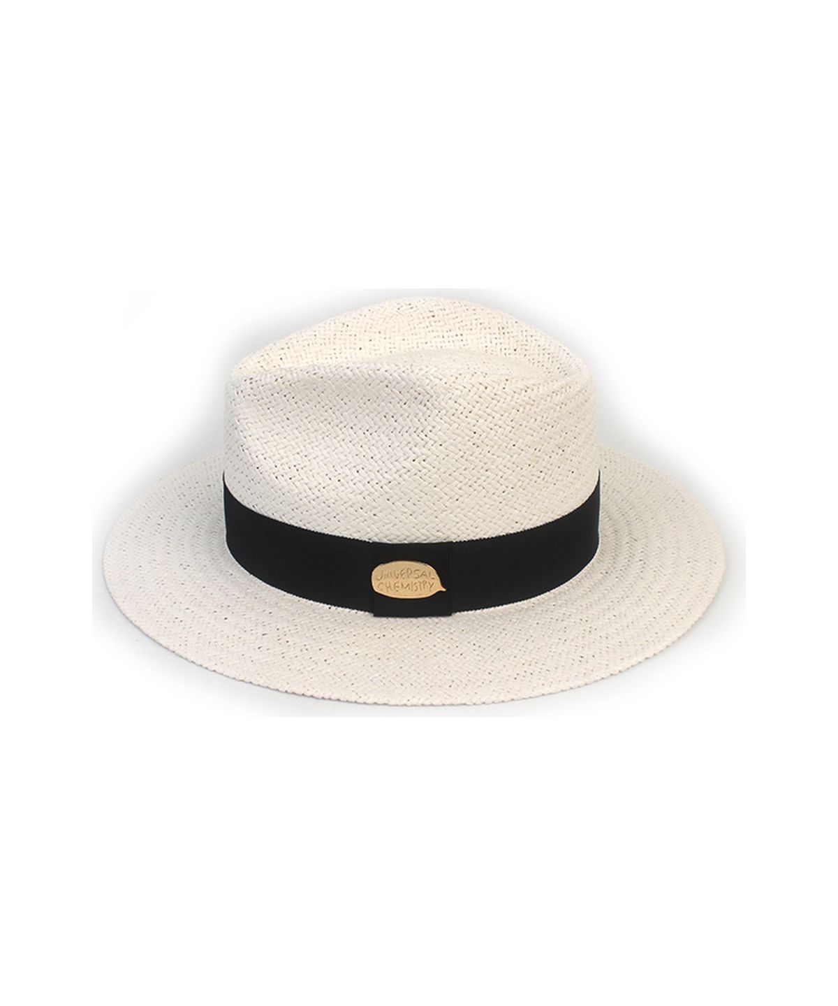 유니버셜 케미스트리(UNIVERSAL CHEMISTRY) Summer White Fedora - Big Size 빅사이즈 페도라