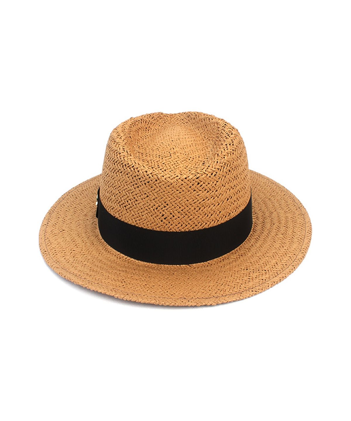 유니버셜 케미스트리(UNIVERSAL CHEMISTRY) Summer Brown Fedora - Big Size 빅사이즈 페도라