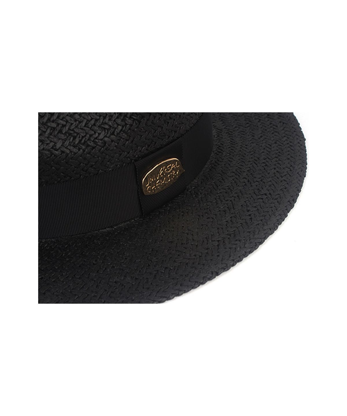 유니버셜 케미스트리(UNIVERSAL CHEMISTRY) Summer Black Fedora - Big Size 빅사이즈 페도라