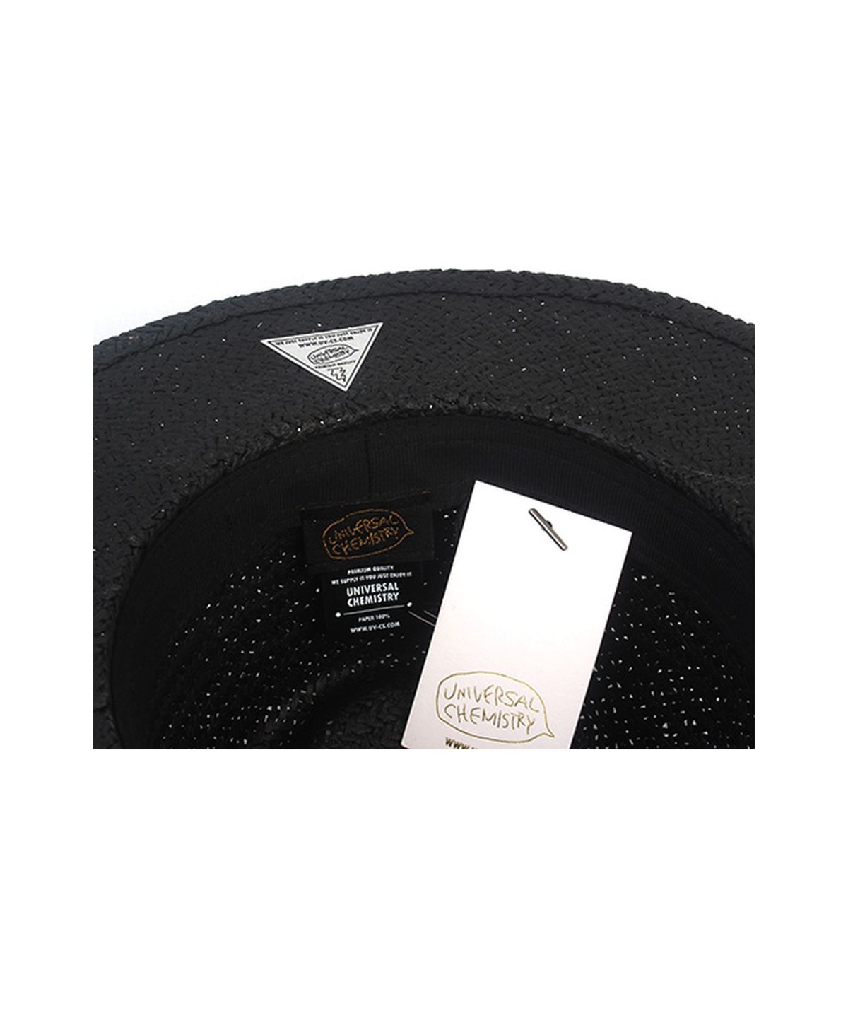 유니버셜 케미스트리(UNIVERSAL CHEMISTRY) Summer Black Fedora - Big Size 빅사이즈 페도라