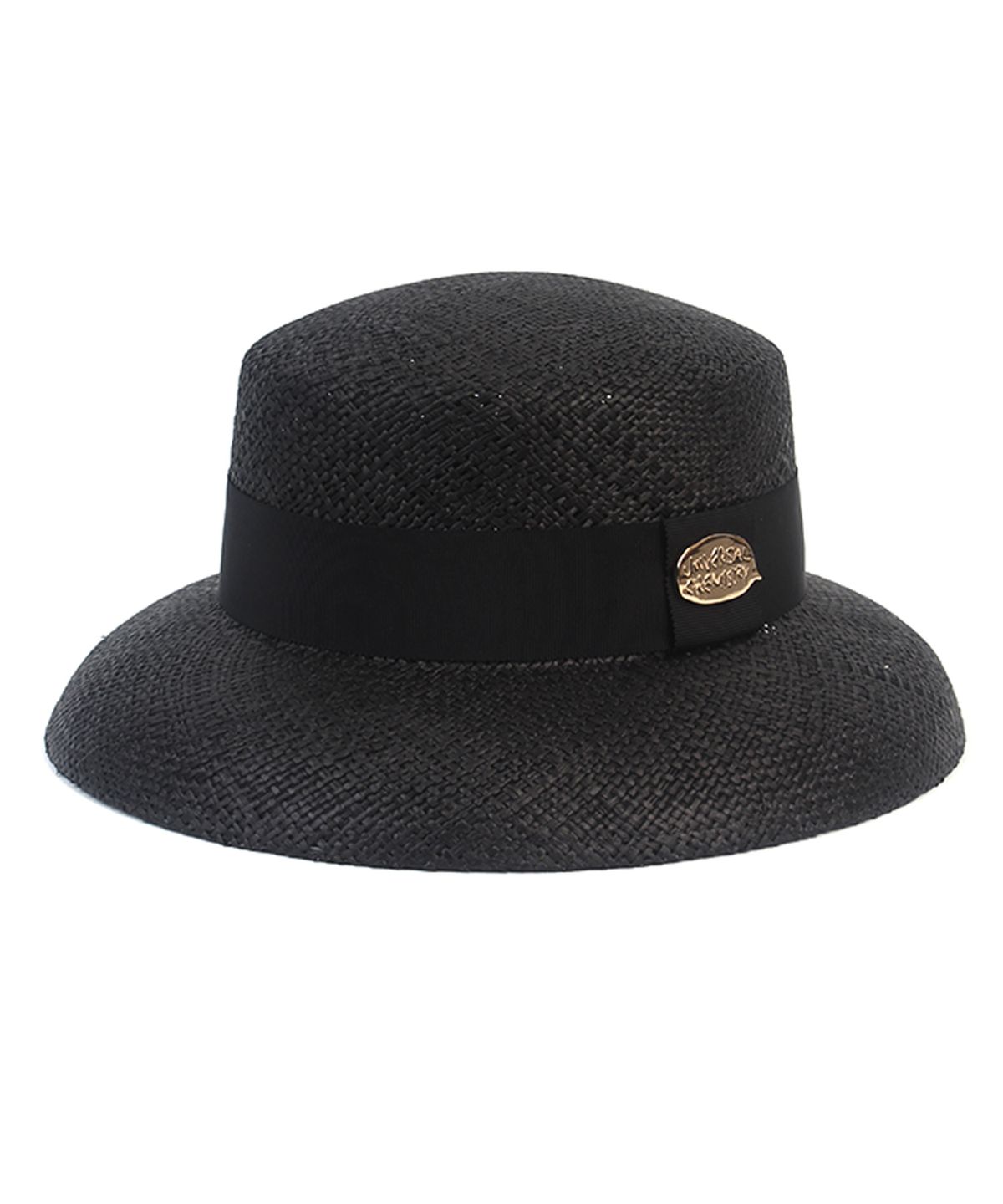 유니버셜 케미스트리(UNIVERSAL CHEMISTRY) Bau Bowl Black Panama Hat 여름페도라