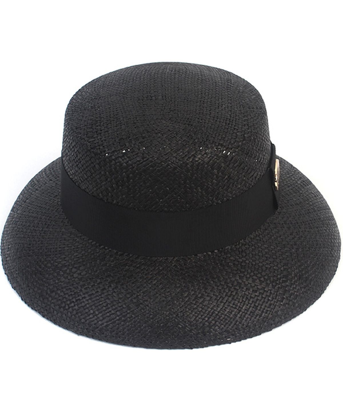유니버셜 케미스트리(UNIVERSAL CHEMISTRY) Bau Bowl Black Panama Hat 여름페도라