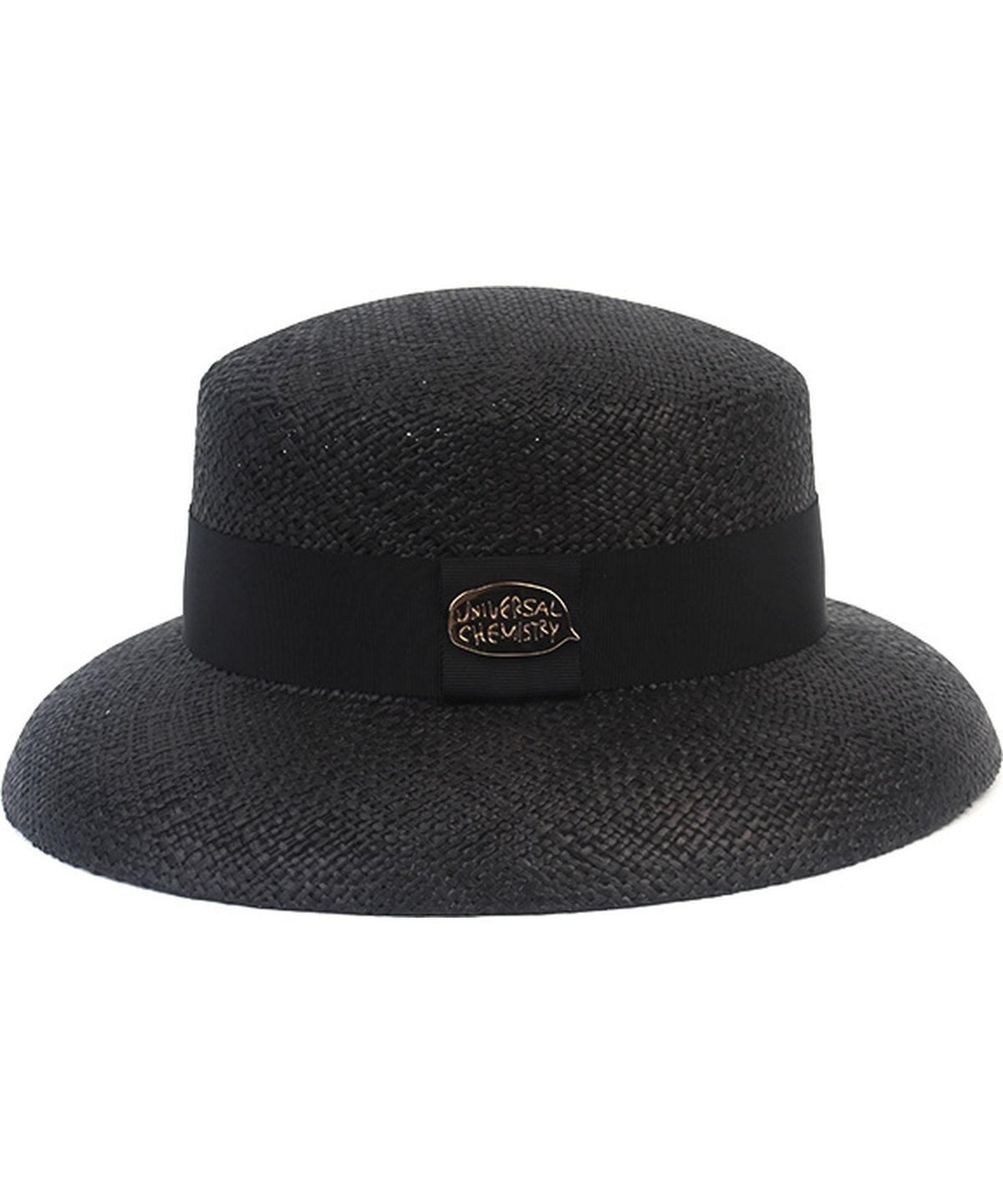 유니버셜 케미스트리(UNIVERSAL CHEMISTRY) Bau Bowl Black Panama Hat 여름페도라