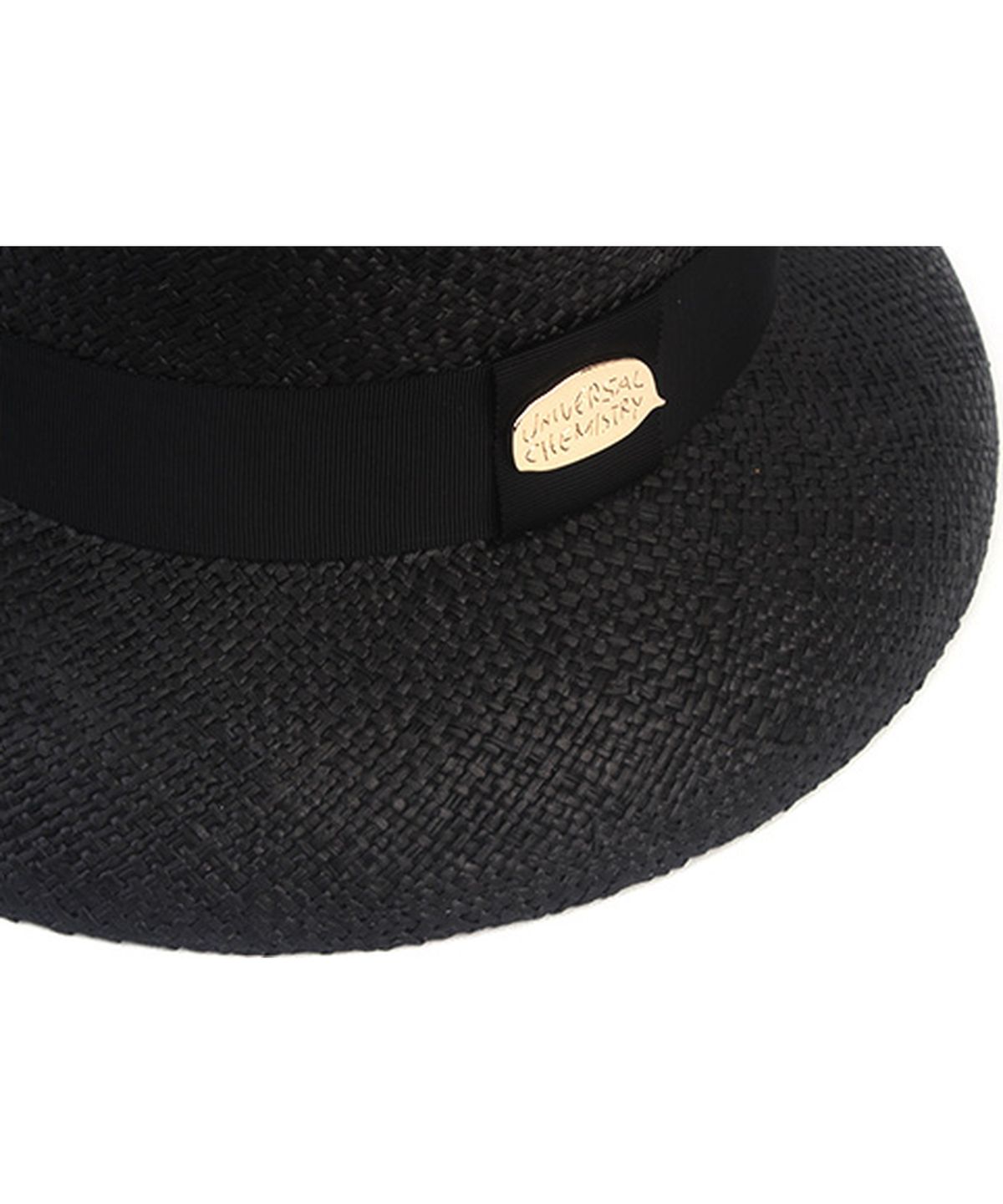 유니버셜 케미스트리(UNIVERSAL CHEMISTRY) Bau Bowl Black Panama Hat 여름페도라