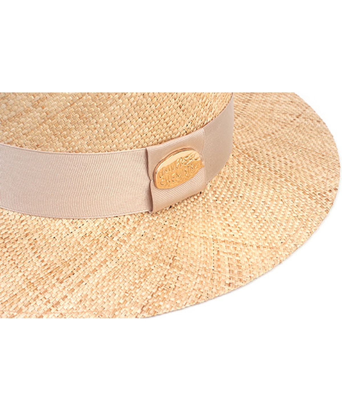 유니버셜 케미스트리(UNIVERSAL CHEMISTRY) Ivory Line Bau Flat Fedora 파나마햇