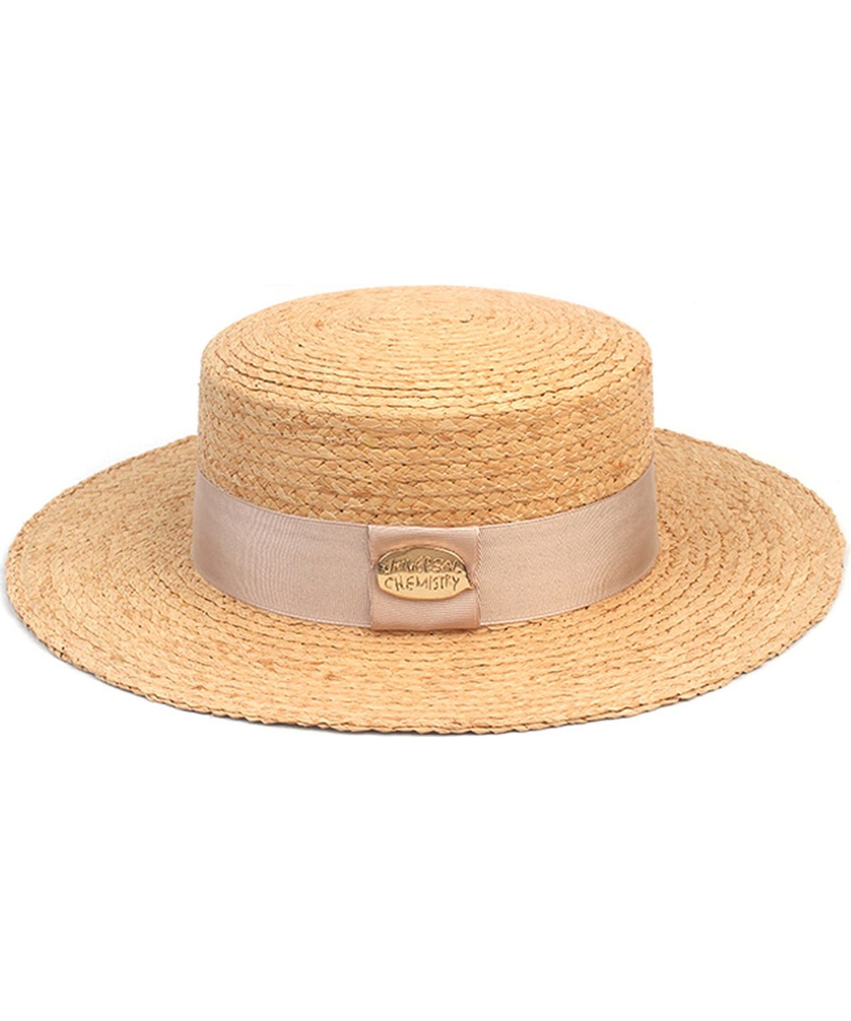 유니버셜 케미스트리(UNIVERSAL CHEMISTRY) Ivory Line Raffia Panama Hat 파나마햇