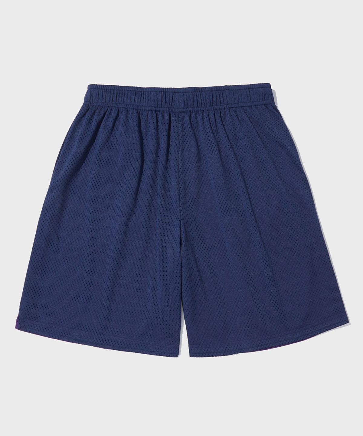 아웃스탠딩(OUTSTANDING) REVERSIBLE MESH SHORTS_NAVY/PURPLE