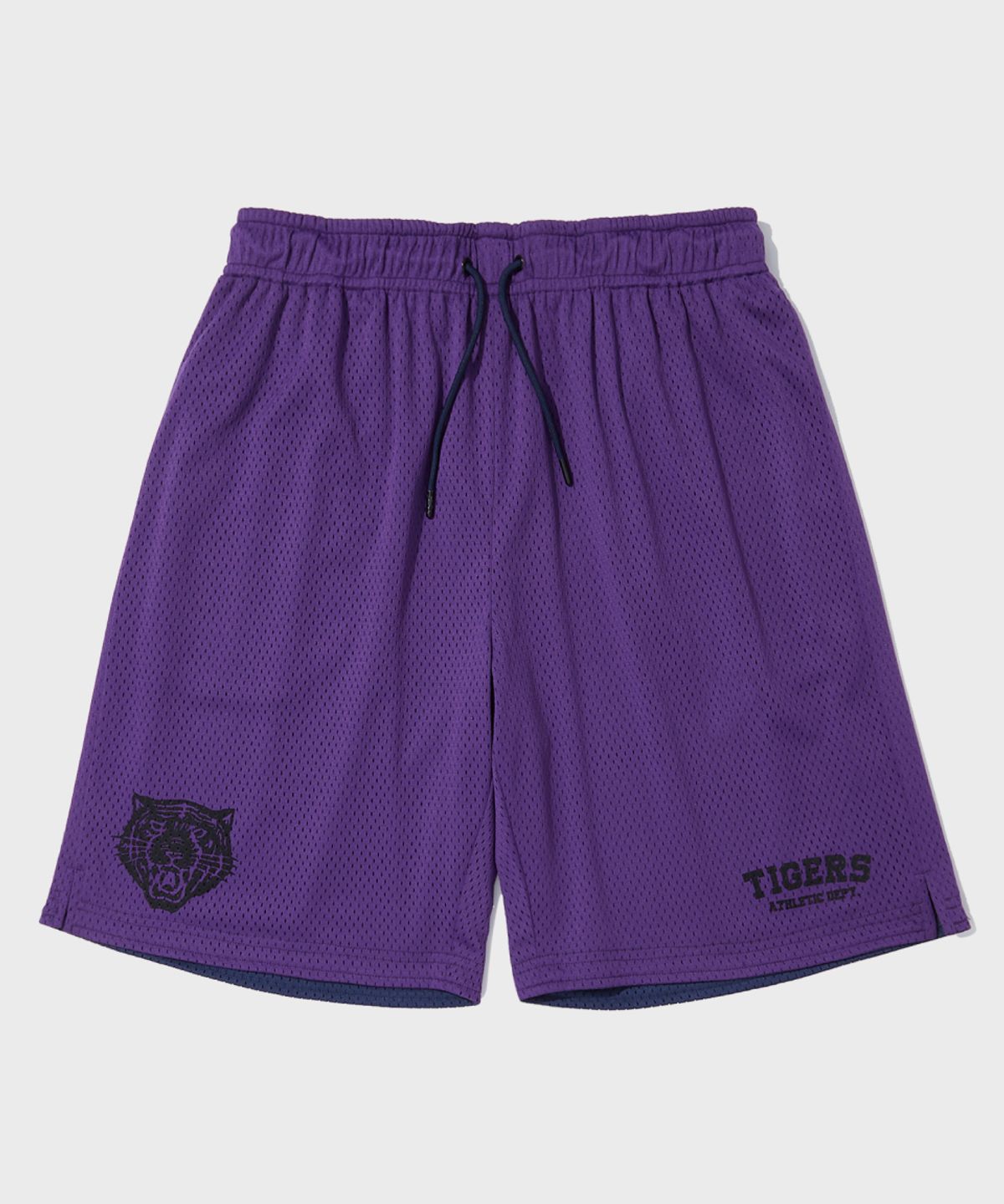 아웃스탠딩(OUTSTANDING) REVERSIBLE MESH SHORTS_NAVY/PURPLE