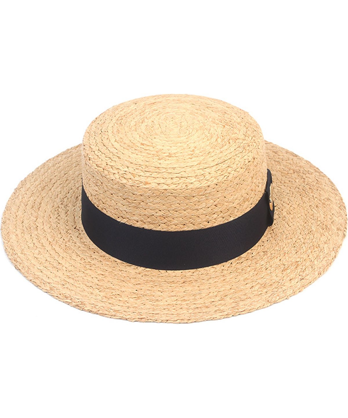 유니버셜 케미스트리(UNIVERSAL CHEMISTRY) Navy Line Raffia Panama Hat 파나마햇