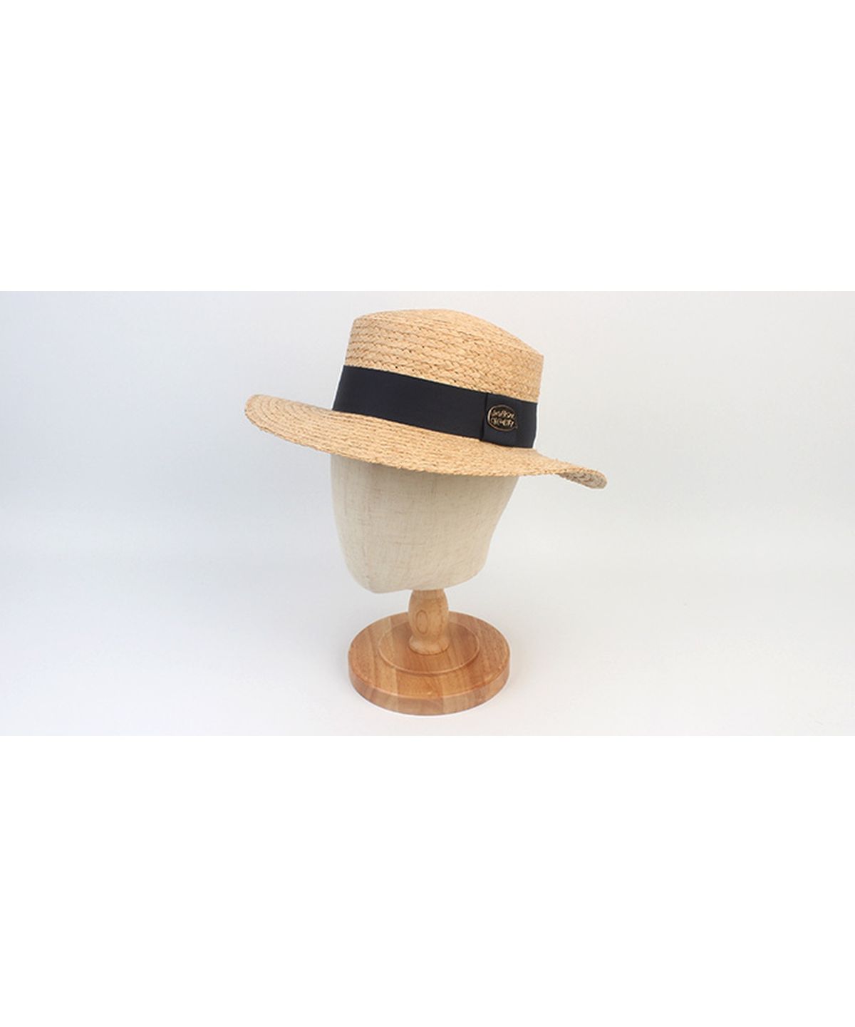 유니버셜 케미스트리(UNIVERSAL CHEMISTRY) Navy Line Raffia Panama Hat 파나마햇