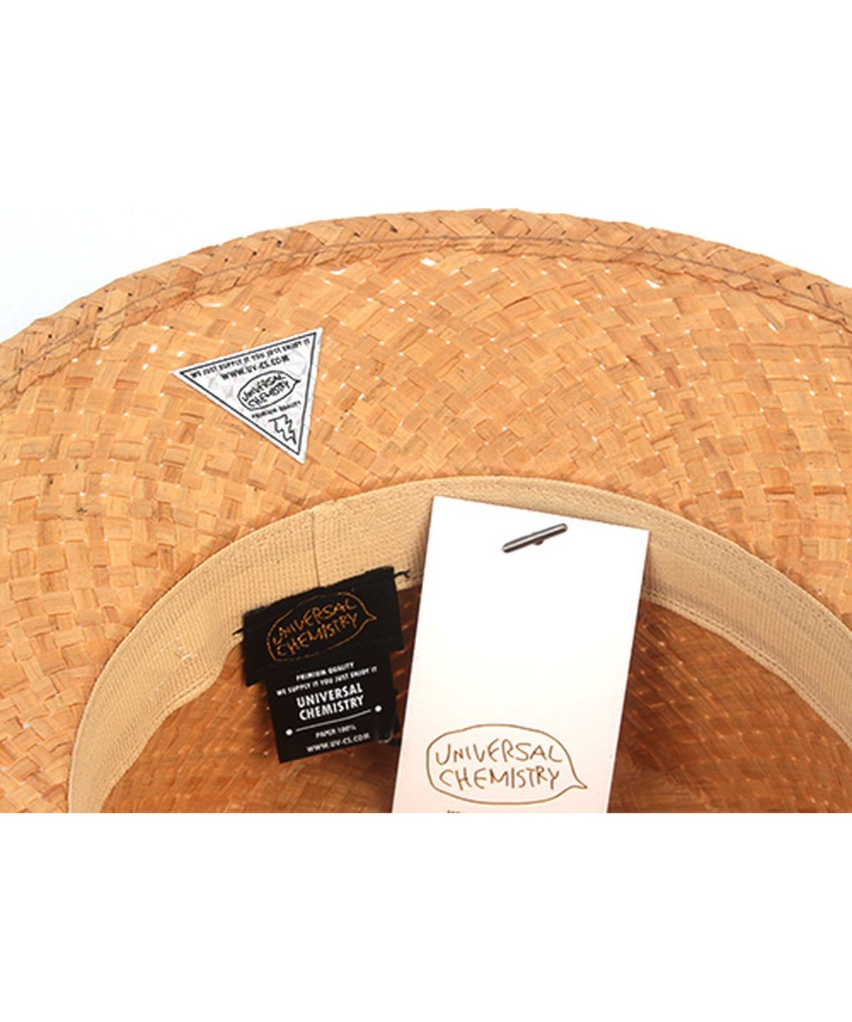 유니버셜 케미스트리(UNIVERSAL CHEMISTRY) Bahama Beige Panama Hat 파나마햇