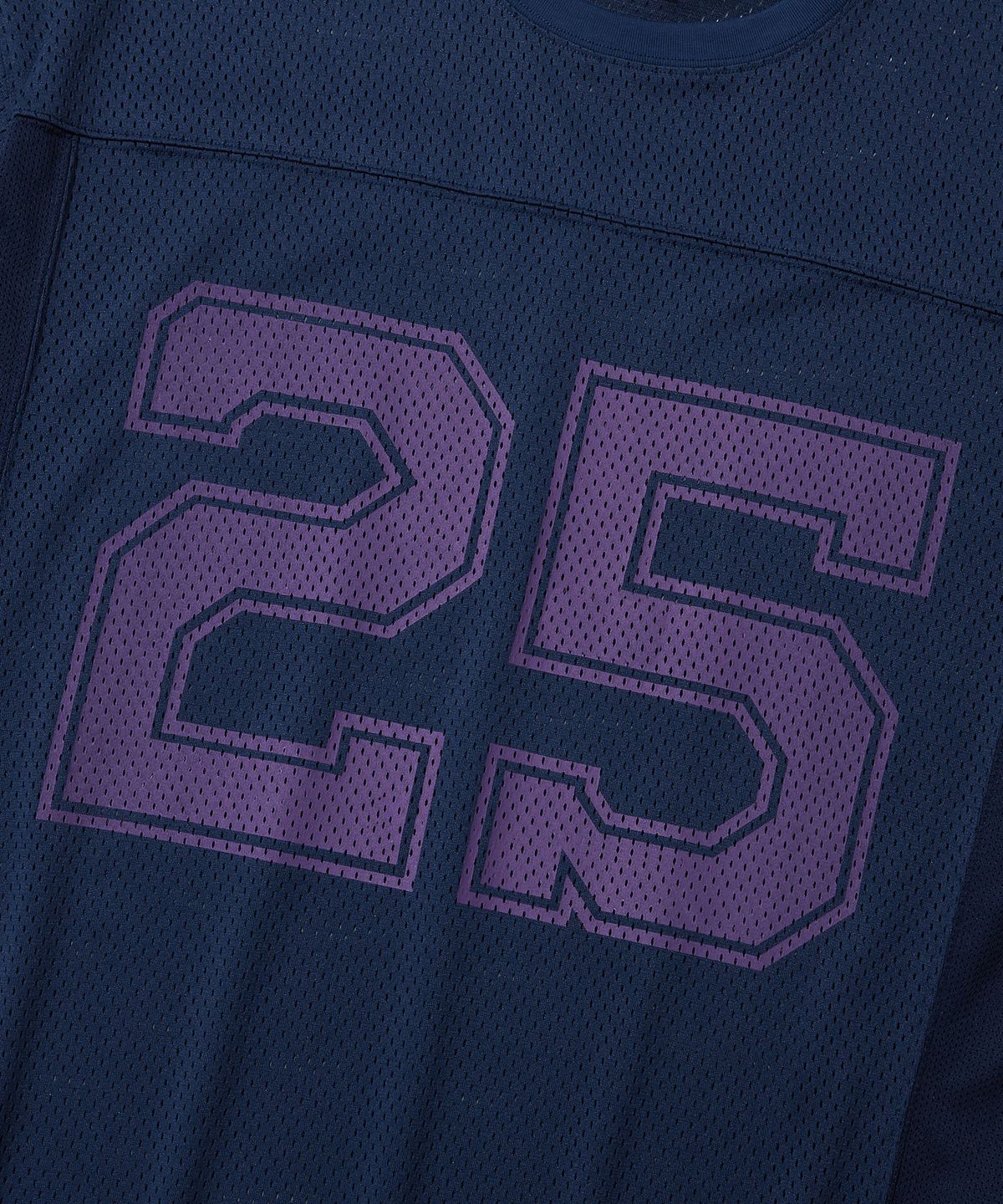 아웃스탠딩(OUTSTANDING) FOOTBALL MESH T-SHIRT_NAVY