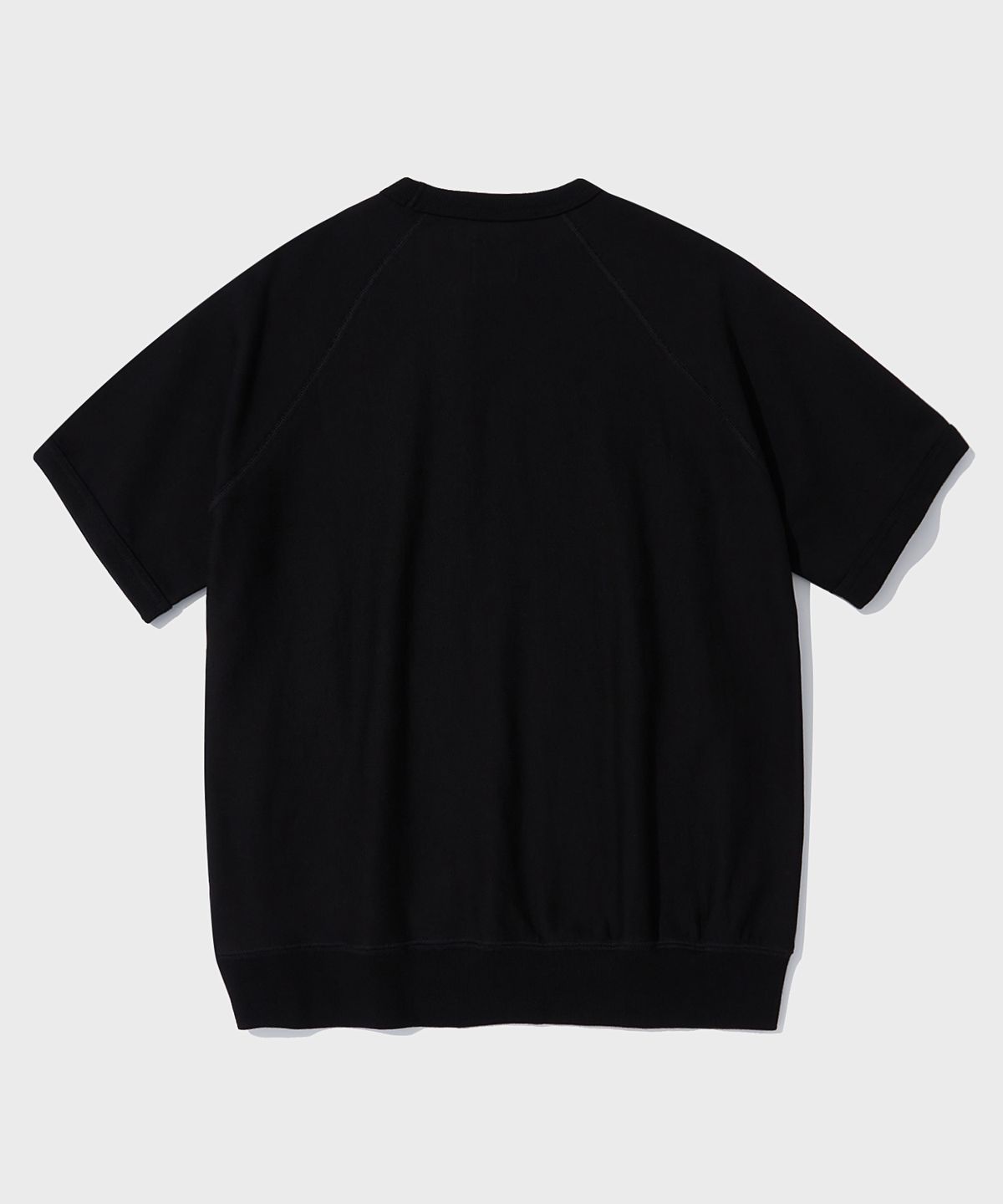 아웃스탠딩(OUTSTANDING) V.S.C HALF SLEEVE SWEAT(EVANSTON)_BLACK