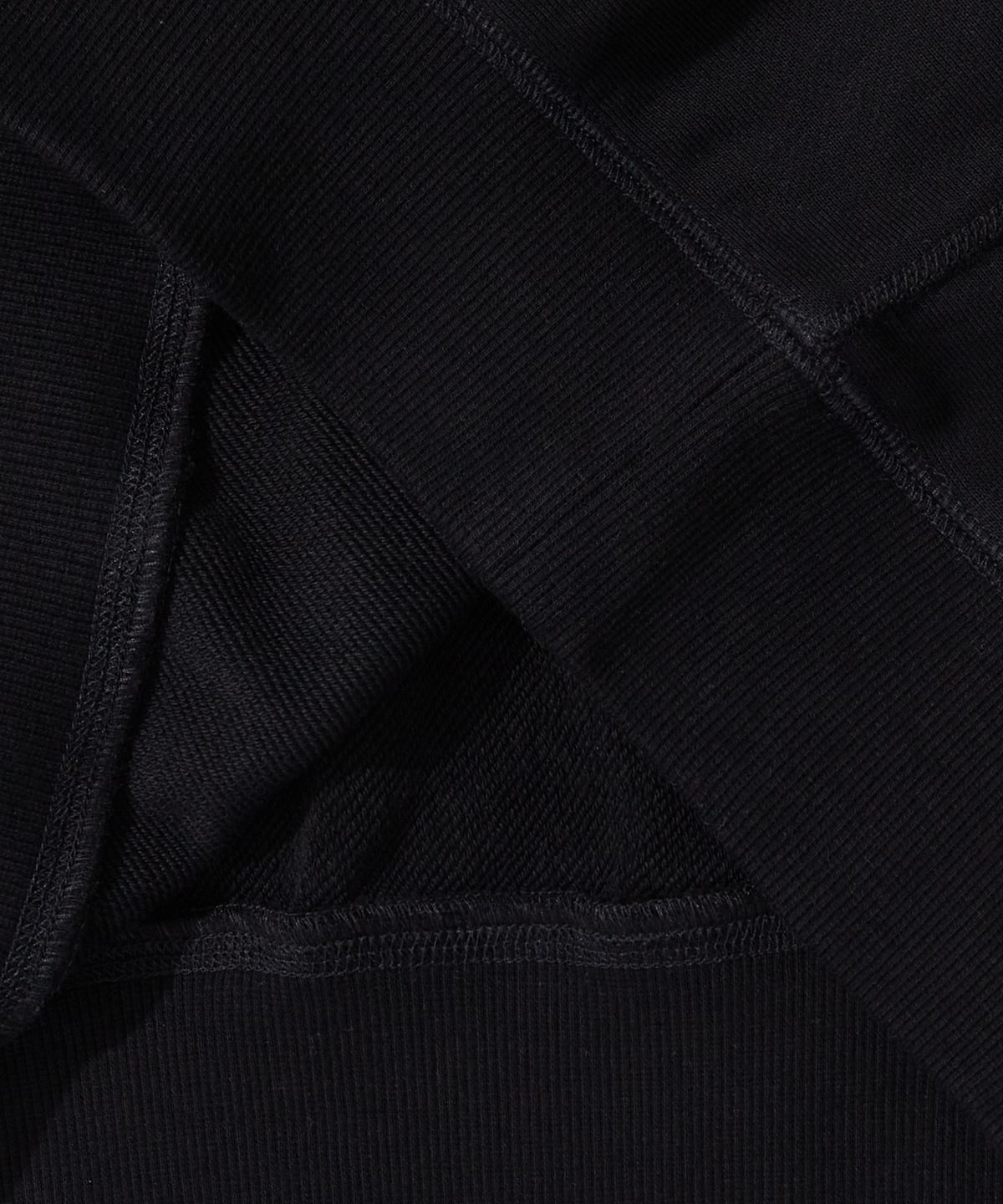 아웃스탠딩(OUTSTANDING) V.S.C HALF SLEEVE SWEAT(EVANSTON)_BLACK