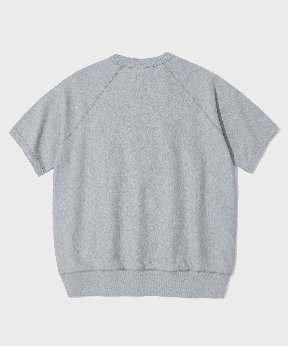 아웃스탠딩(OUTSTANDING) V.S.C HALF SLEEVE SWEAT(EVANSTON)_8%MELANGE GRAY