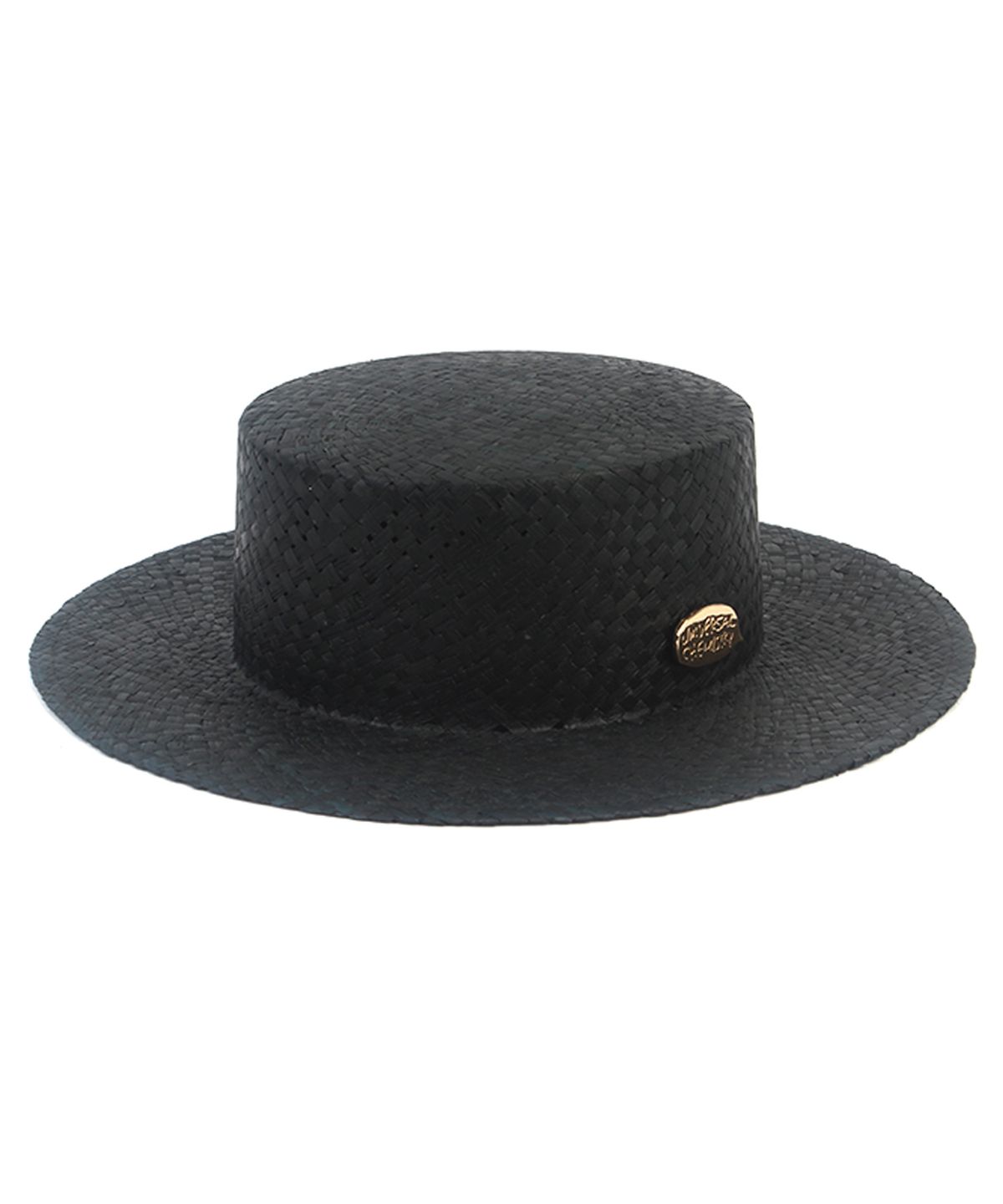 유니버셜 케미스트리(UNIVERSAL CHEMISTRY) Bahama Simple Black Panama Hat 파나마햇