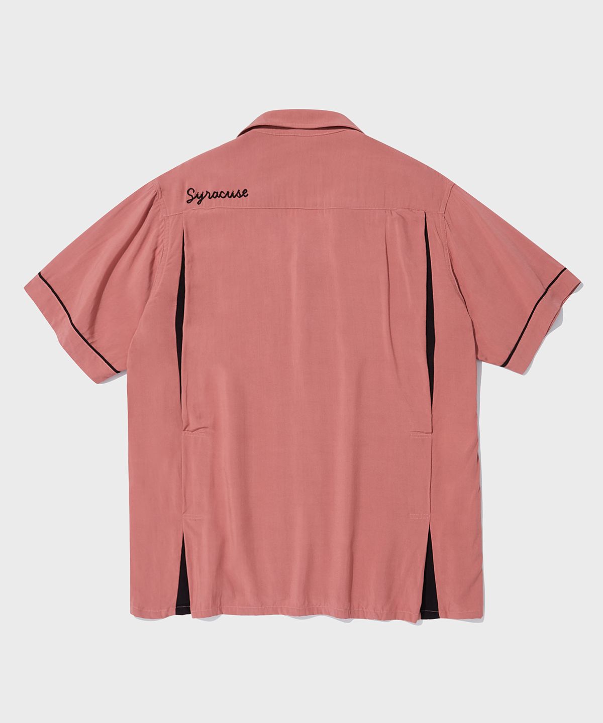 아웃스탠딩(OUTSTANDING) VINTAGE RAYON BOWLING HALF SHIRT_PINK
