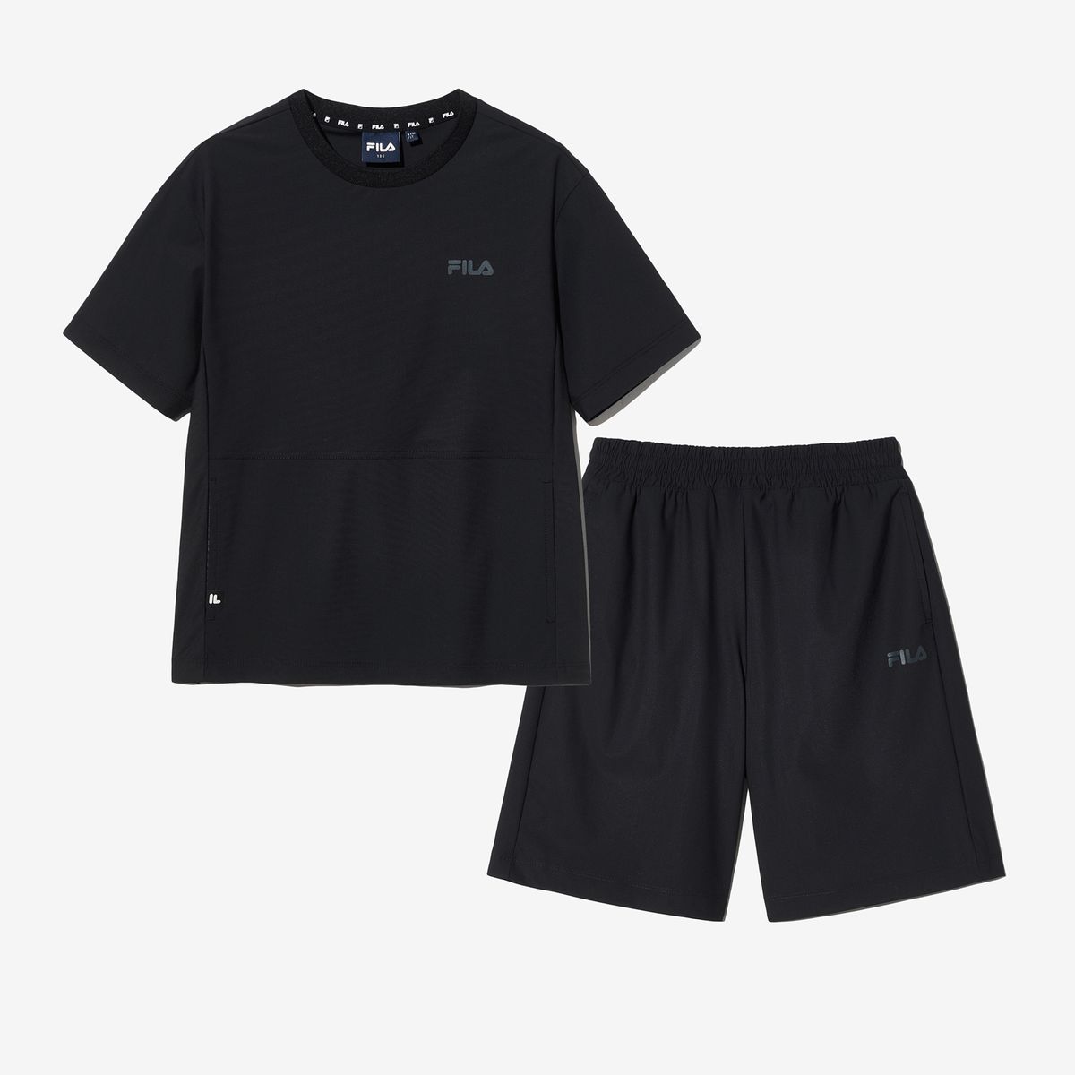 휠라 키즈(FILA KIDS) 베이직 벤츄리 상하세트(FK2FSH2102XBLK)