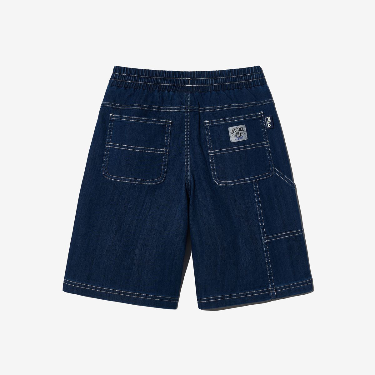 휠라 키즈(FILA KIDS) 5부 데님 포켓팬츠