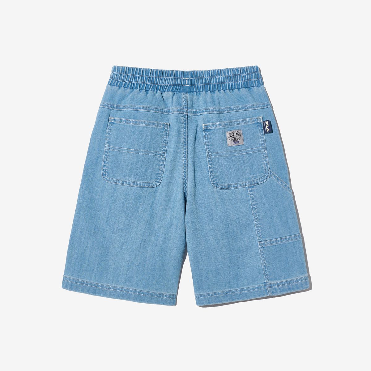 휠라 키즈(FILA KIDS) 5부 데님 포켓팬츠