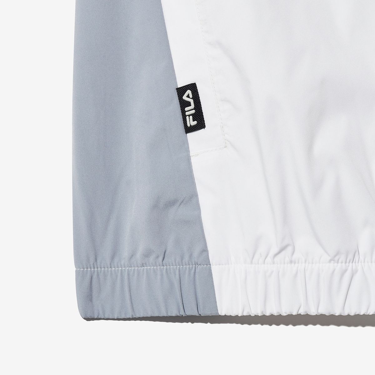 휠라 키즈(FILA KIDS) 우븐 배색 반팔 티셔츠