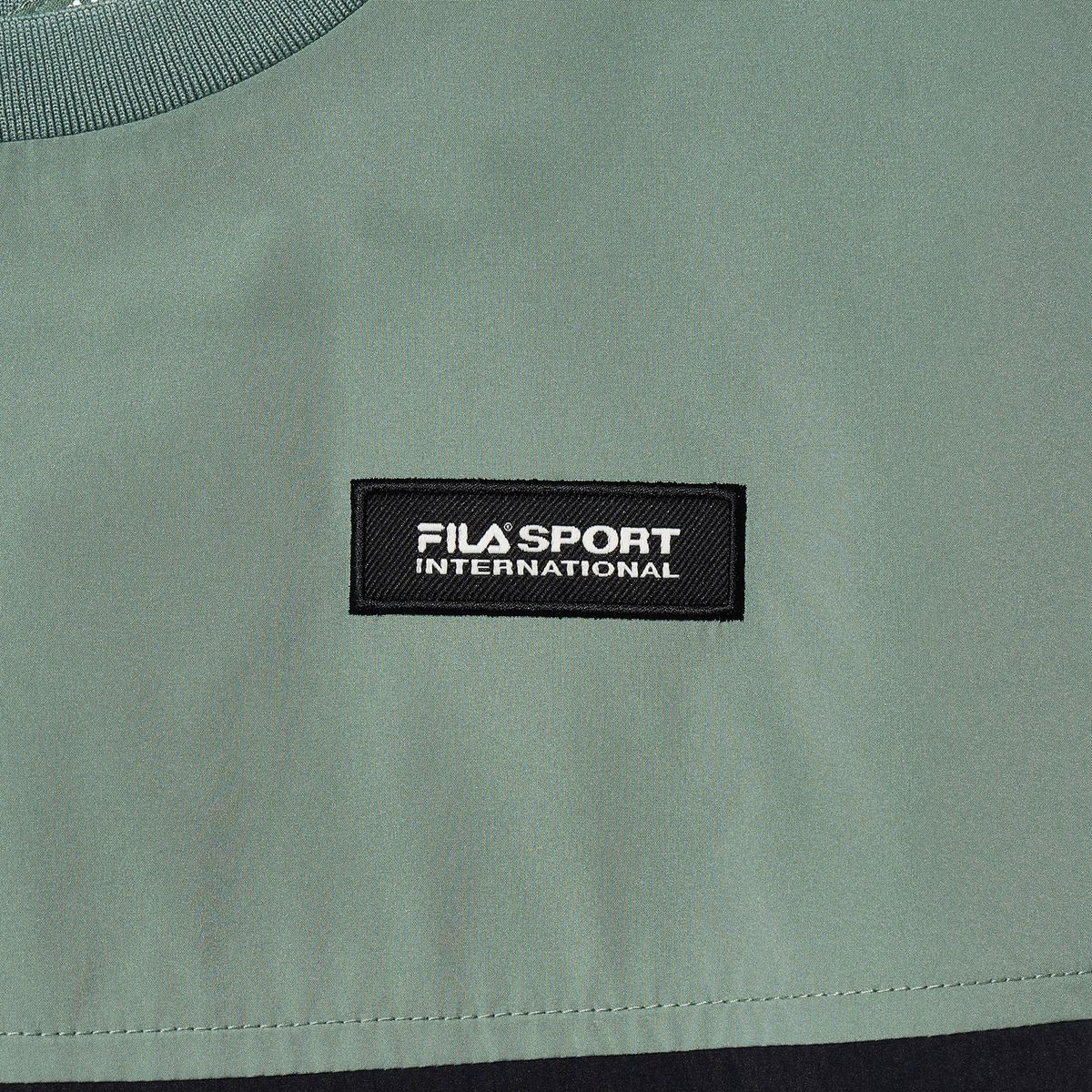 휠라 키즈(FILA KIDS) 우븐 배색 반팔 티셔츠