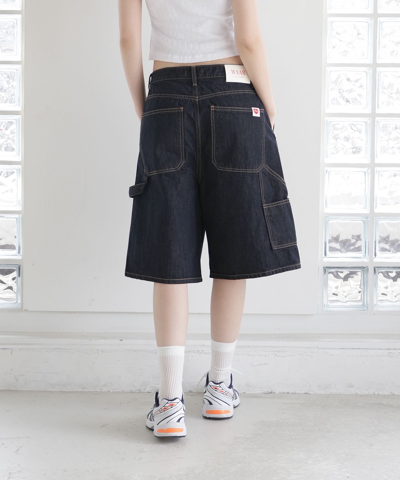 【U LAN】Sweet Carpenter Washing Three Quarter Bermuda Pants MUSINSA | WAAR W1096 Carpenter Bermuda Pants (5COLORS)