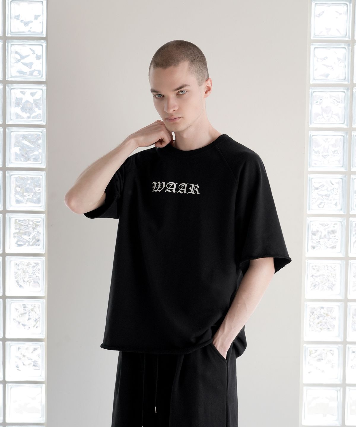 와르(WAAR) M1057 레글런 티셔츠 (4COLORS)
