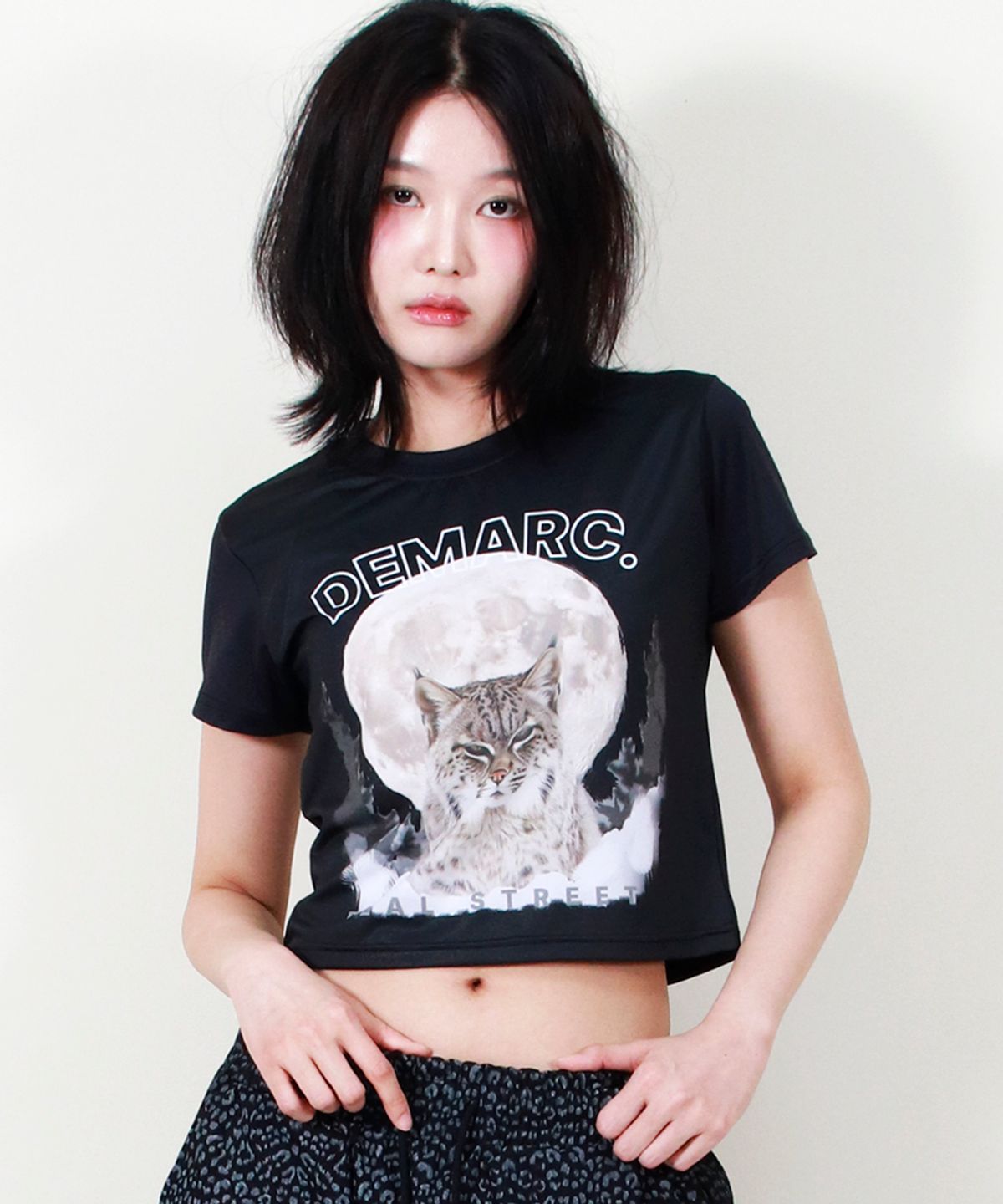 드마크(DEMARC) WILDCAT CROP T-SHIRT