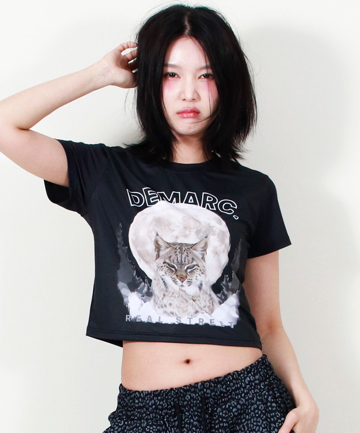 드마크(DEMARC) WILDCAT CROP T-SHIRT